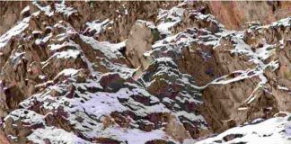 Test visivo montagna