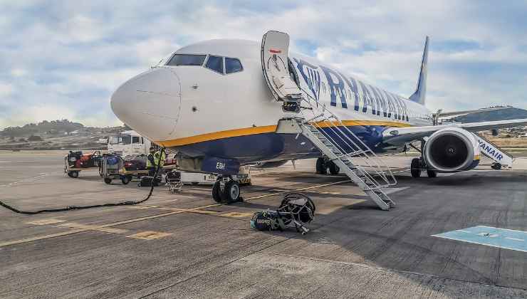 Cosa manca sull'aereo Ryanair