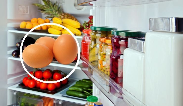Conservare le uova nel frigorifero
