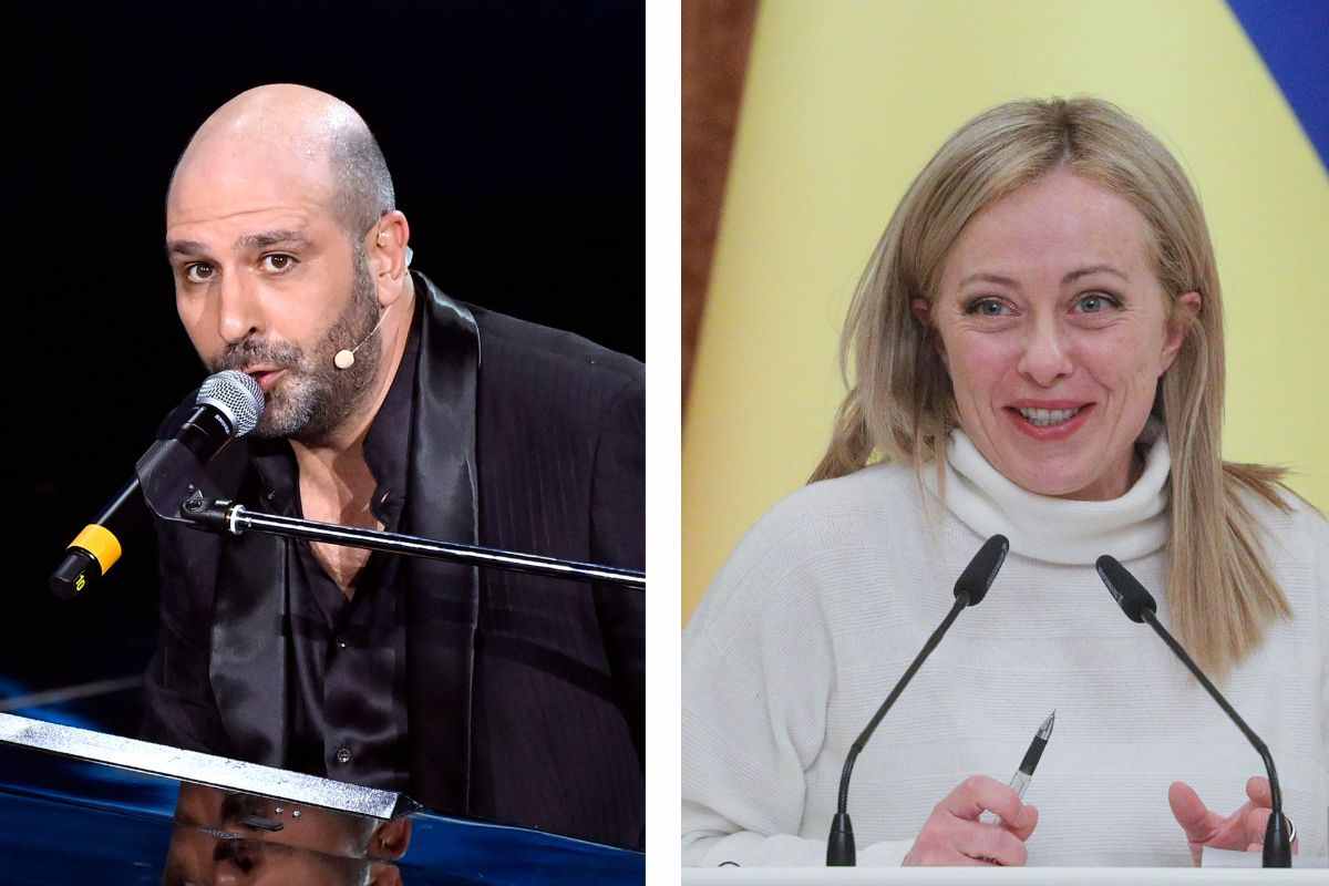 Checco Zalone chatta con Giorgia Meloni