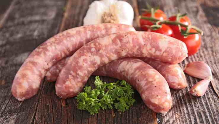 Salsiccia cruda