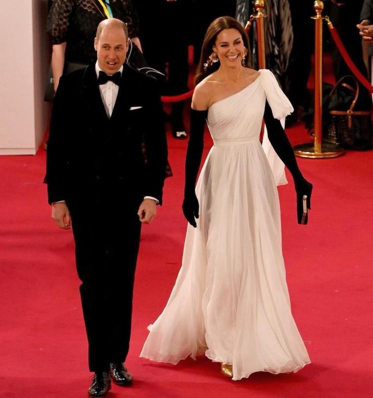 kate middleton look bafta criticato