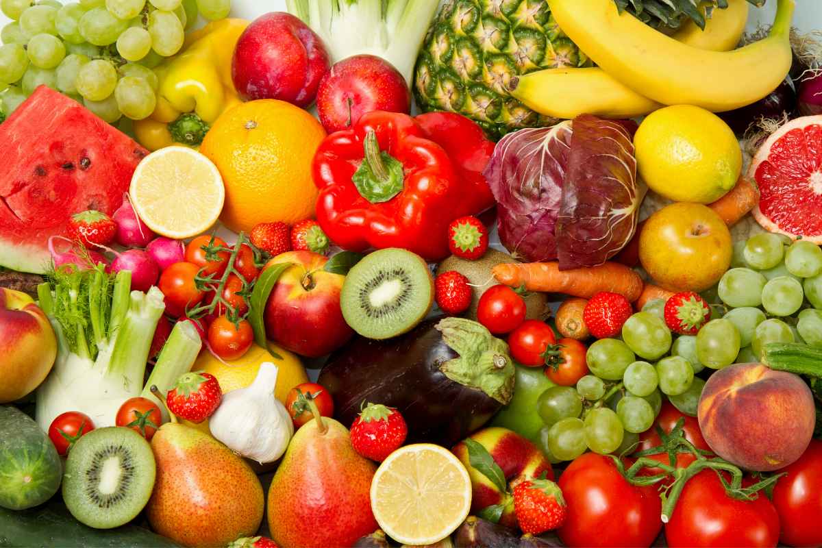 frutta e verdura non contaminati