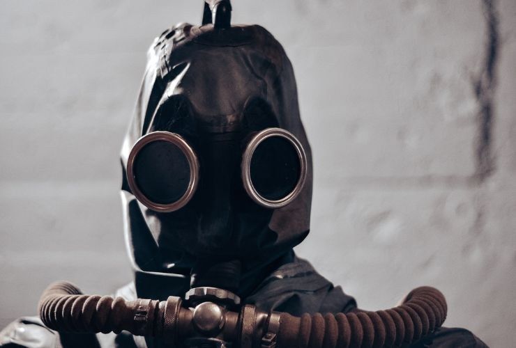 maschera antigas sopravvivere atomica