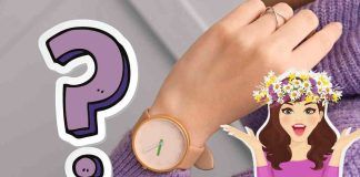 orologio marrone