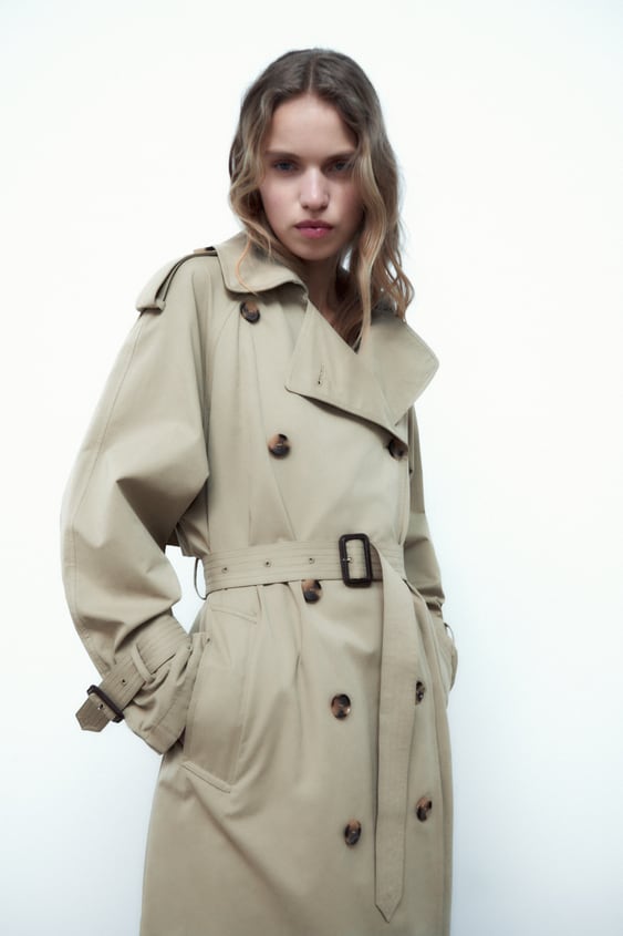 trench zara primavera