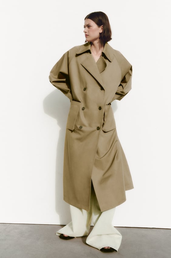 trench zara primavera