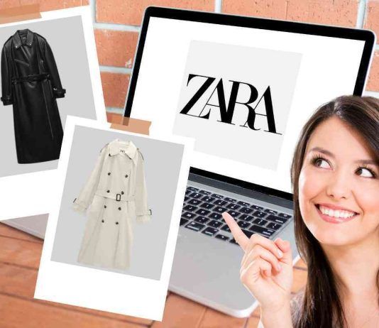 trench zara primavera
