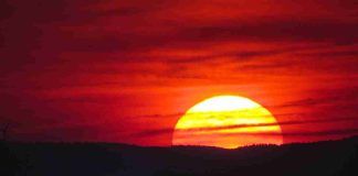 Tramonto sole