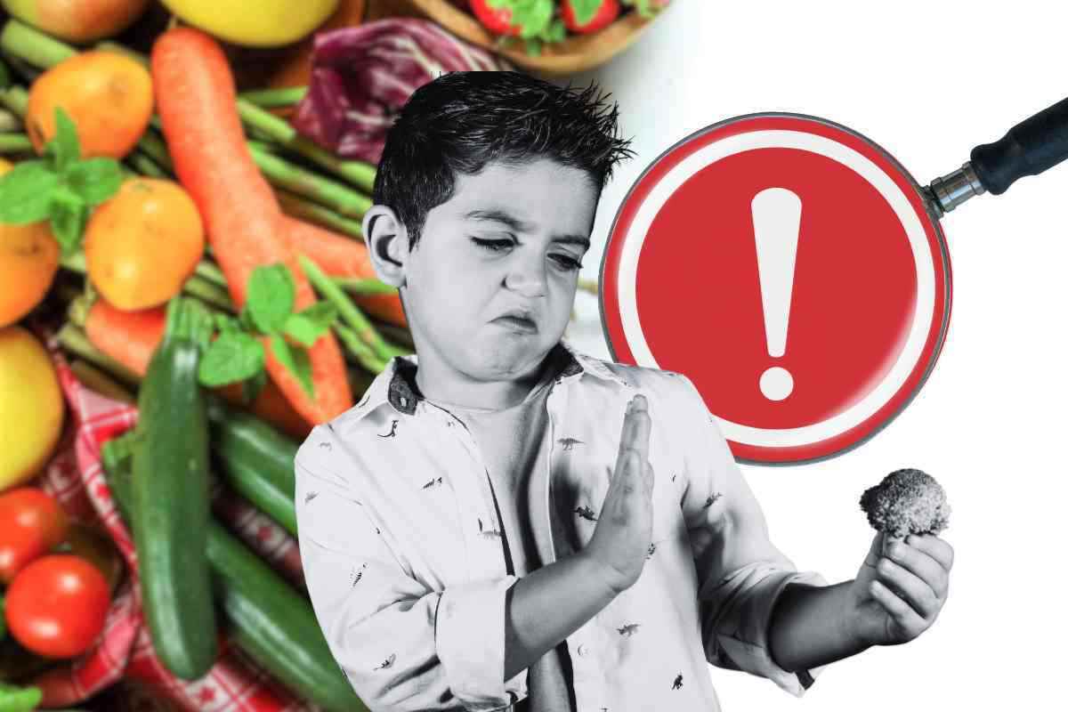 Perché i bambini rifiutano le verdure 