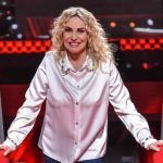 Antonella Clerici maglia bianca