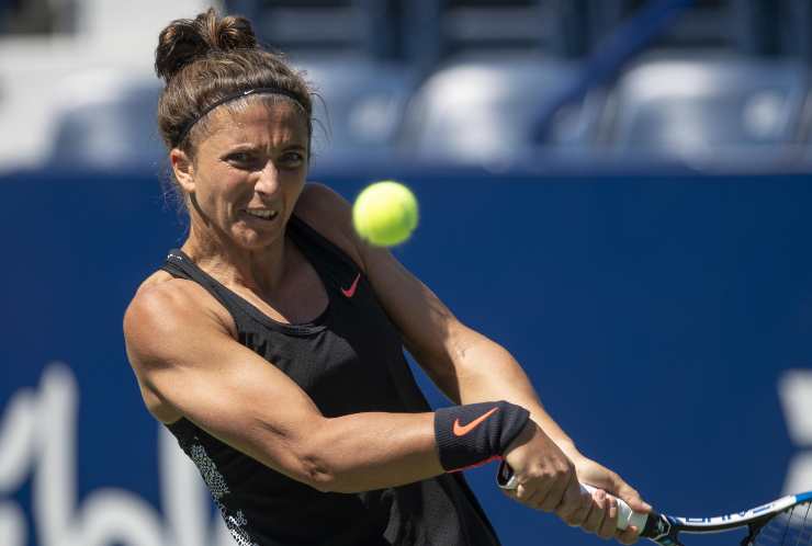 Sara Errani in azione