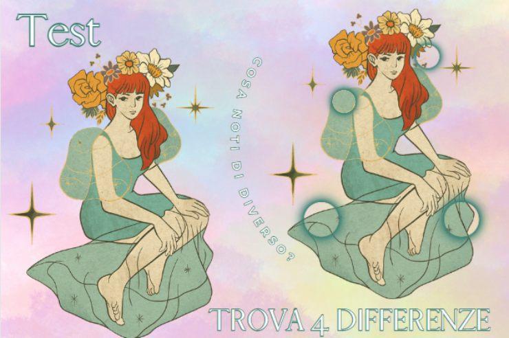 Trova le differenze test ninfa soluzione