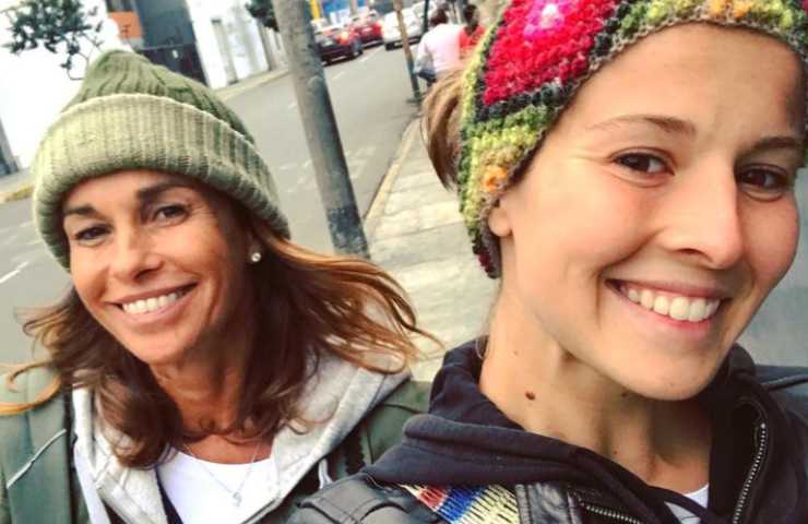 Cristina Parodi e la figlia Benedetta, due gocce d'acqua