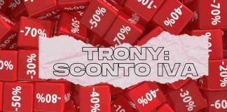 Sconto Iva sui prodotti Trony
