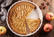 Torta di mele stellata