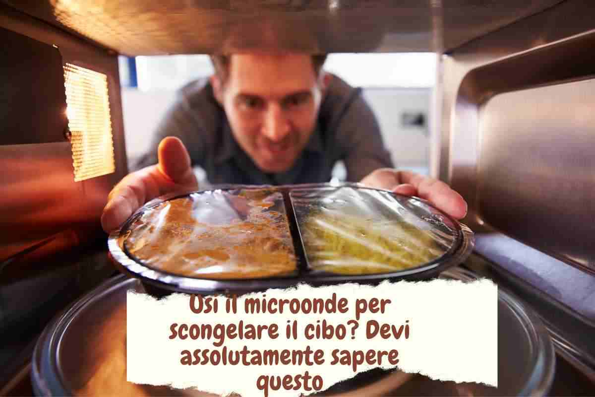 Utilizzi il microonde per scongelare il cibo: ecco cosa devi sapere