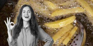 come eliminare schiuma frittura