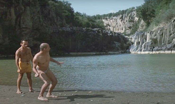 Molte scene di film sono state girate al laghetto del Pellicone.