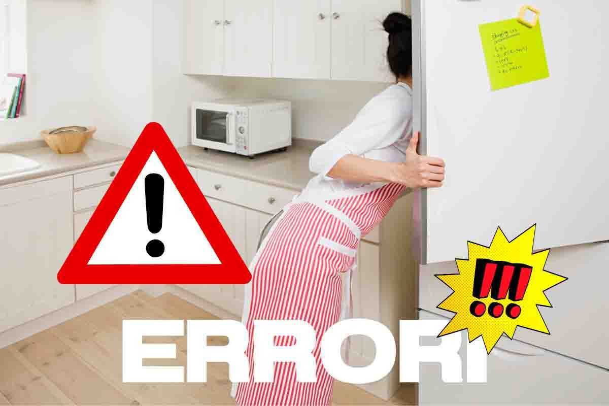 frigorifero errori principiante rischio guasti