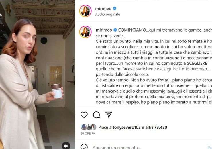 Miriam Leone ecco i suoi rituali per sconfiggere l’ansia