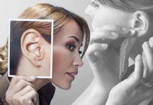 Trucco per correggere le orecchie a sventola