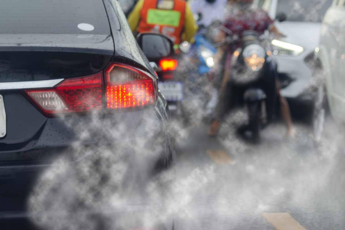 Smog dentro l'auto