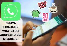 Whatsapp, nuova funzione per gli sticker