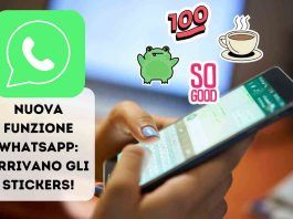 Whatsapp, nuova funzione per gli sticker