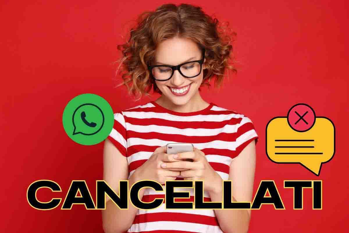 WhatsApp, recuperare i messaggi eliminati