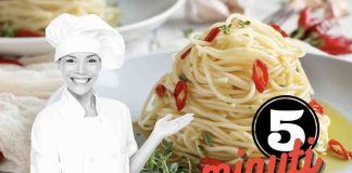 Pasta aglio olio peperoncino croccante