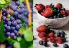 Dieta ai frutti di bosco e all'uva