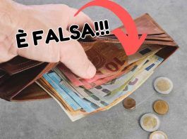 Pagare con una banconota falsa: le conseguenze