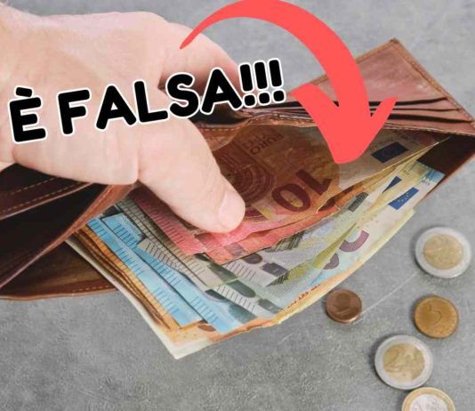 Pagare con una banconota falsa: le conseguenze