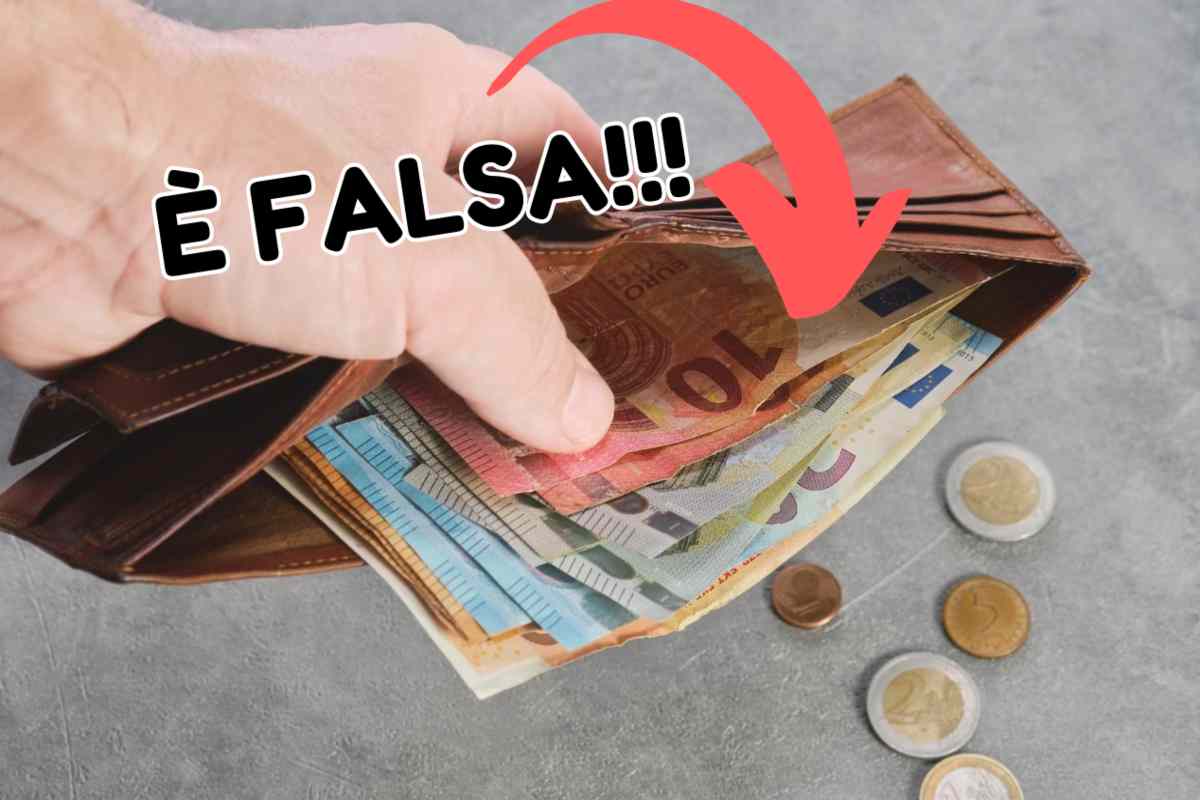 Pagare con una banconota falsa: le conseguenze