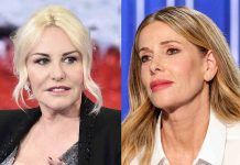 Alessia Marcuzzi ed Antonella Clerici ilarità