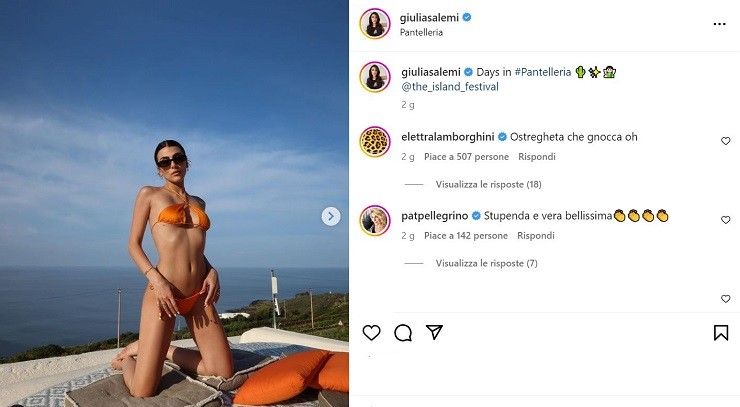 Giulia Salemi: la foto che ha fatto impazzire tutti i suoi follower!