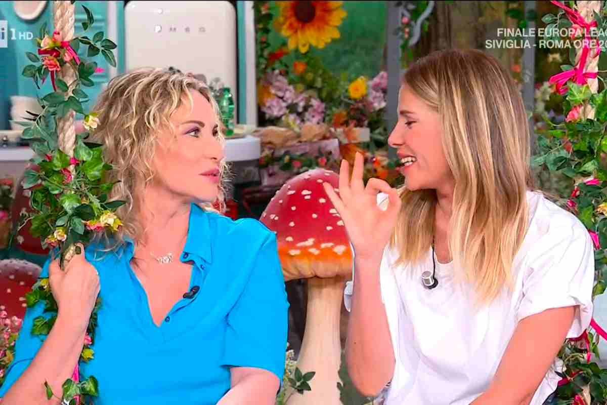 Alessia Marcuzzi ed Antonella Clerici a È sempre mezzogiorno