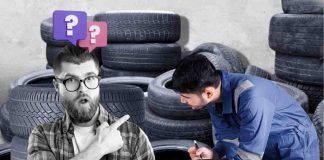 Montare gomme usate