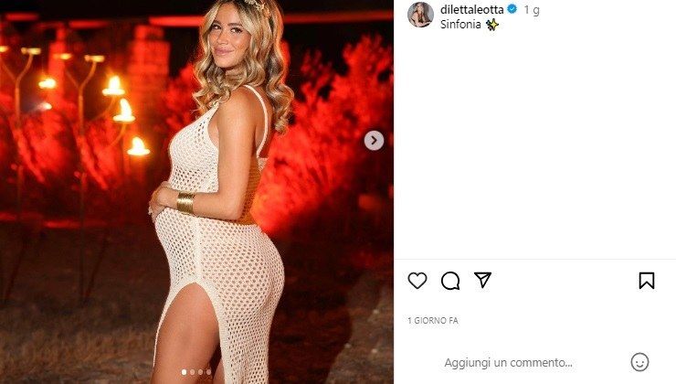 Diletta Leotta spacco e trasparenze