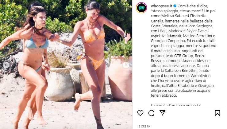 Elisabetta Canalis e Melissa Satta conquistano in bikini