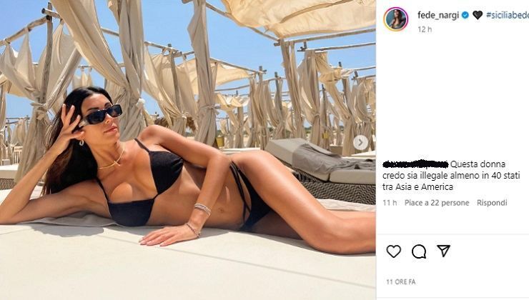 Federica Nargi in bikini è da urlo