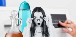 Lavaggio alternativo per la lavatrice con shampoo e aceto