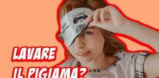 lavare il pigiama
