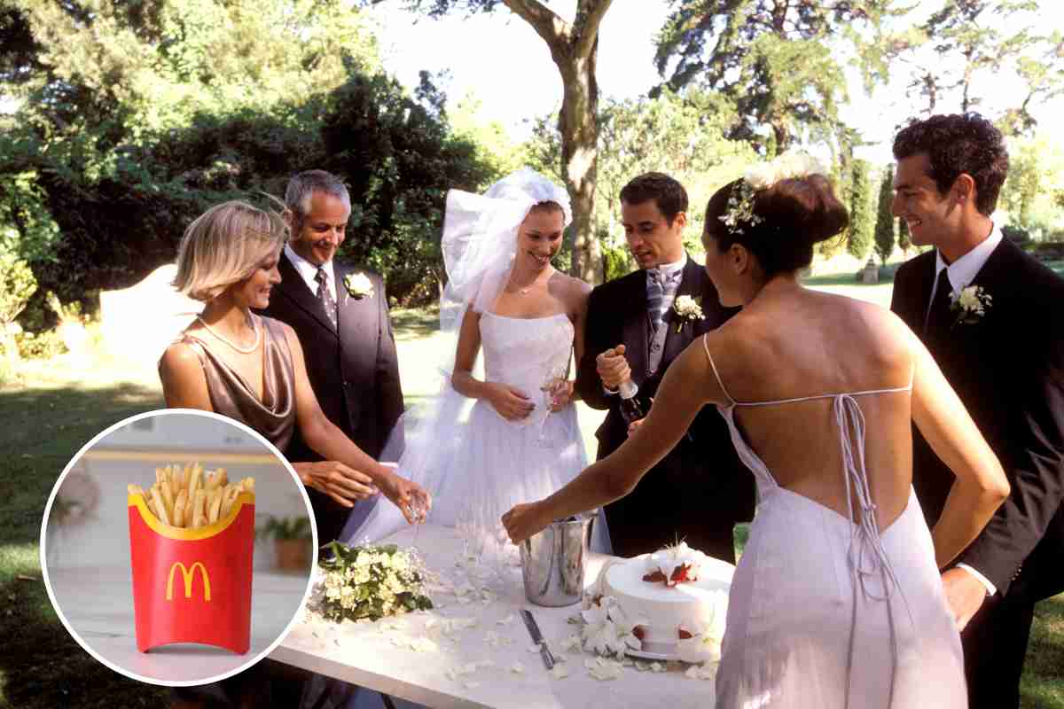 pranzo matrimonio McDonald's