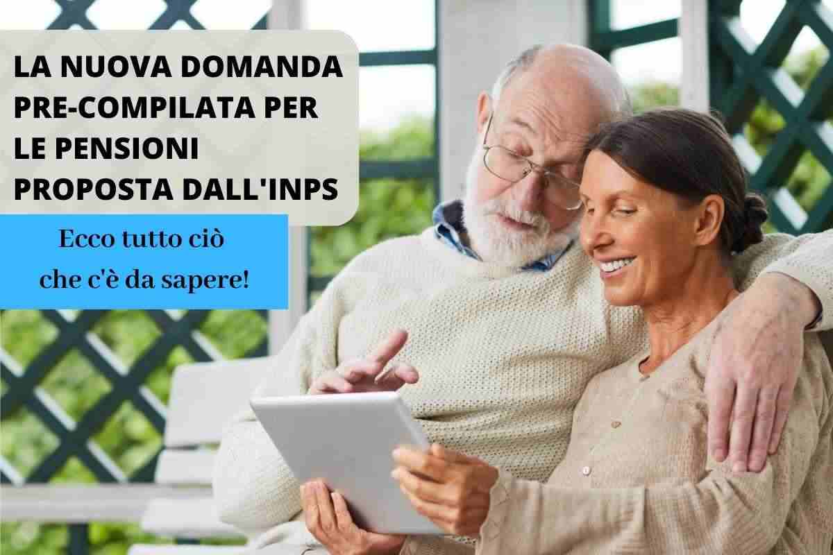 la nuova proposta dell'inps: domanda pensione pre-compilata, ecco come funziona