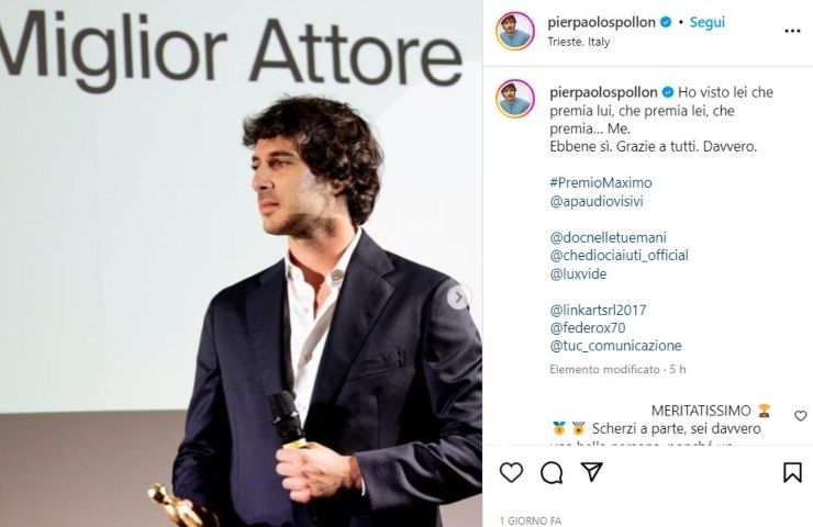 pierpaolo spollon gioia mai provata prima