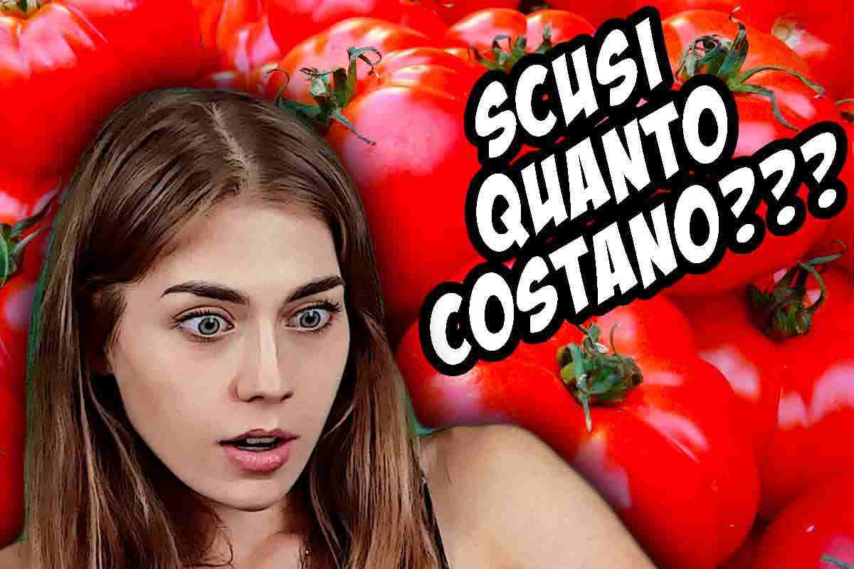 pomodori: il prezzo sale alle stelle