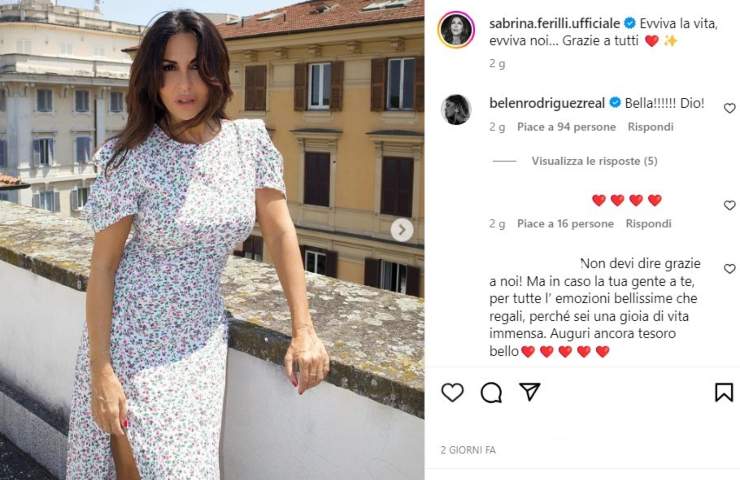 sabrina ferilli vestito 