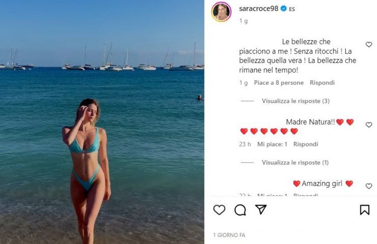 sara croce come una venere 